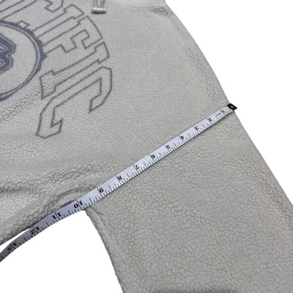 PacSun Fleece Funnel Neck Oversized Cropped Sweatshirt Size Small - Picture 13 of 15